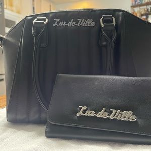 Lux De Ville purse and wallet combo